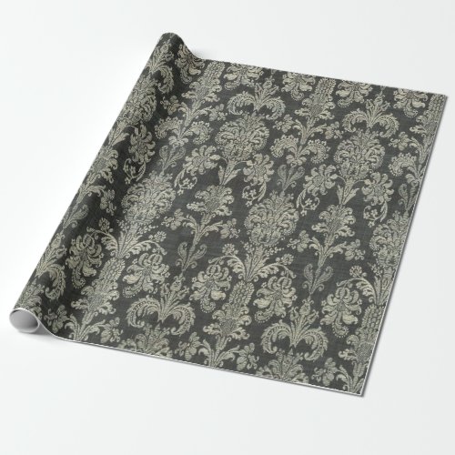 Damask Elegant Sophisticated Classic Vintage    Wrapping Paper