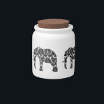 damask elephant cookie jar<br><div class="desc">damask elephant cookie jar</div>