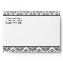 damask envelopes