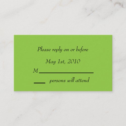 Damask Envy Enclosure Card Business Card