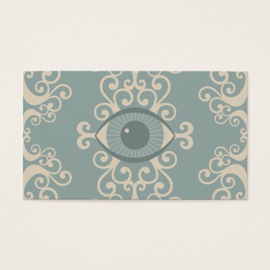 Damask Eyeball Psychic Reader Cards (Front)