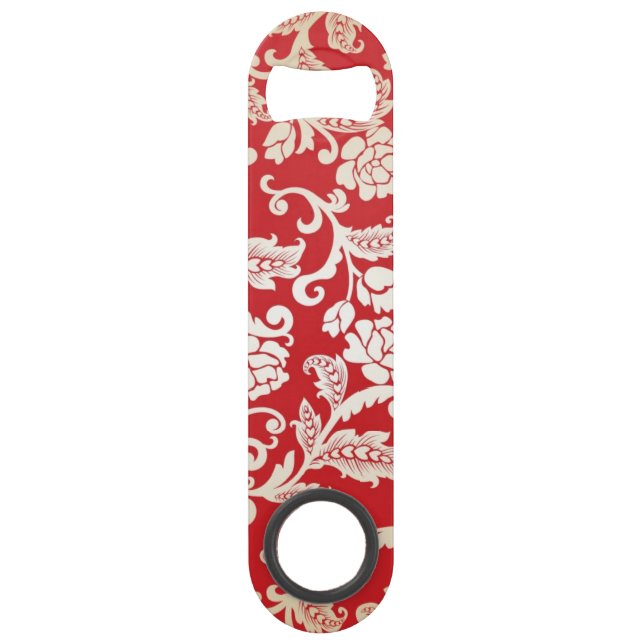 Damask floral background pattern bar key (Front)