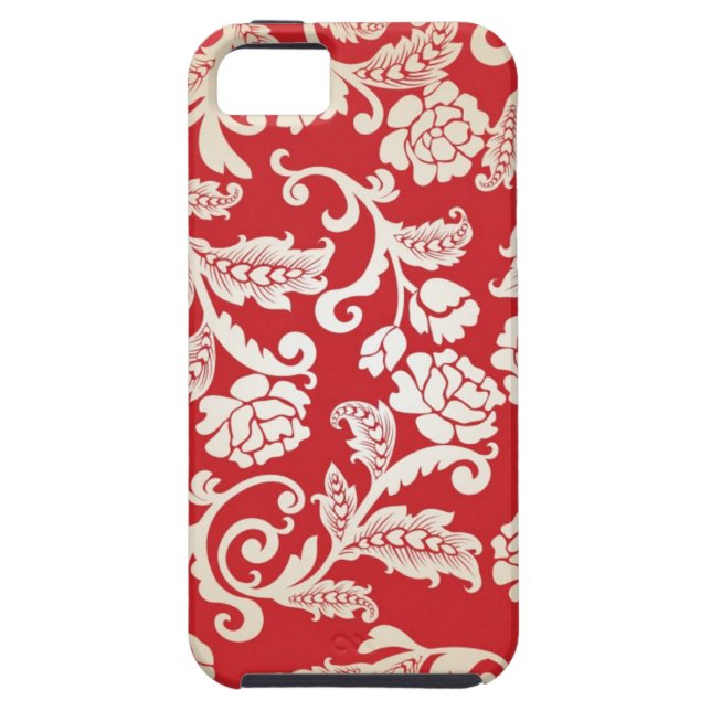 Damask floral background pattern Case-Mate iPhone case (Back)