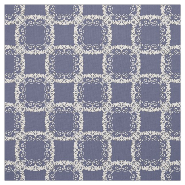 damask floral golden seamless pattern fabric (Swatch)