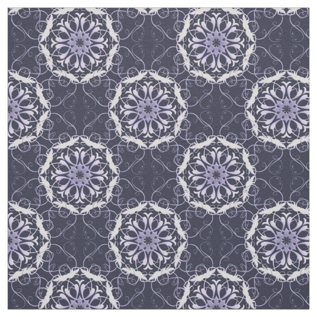 damask floral pattern fabric (Swatch)