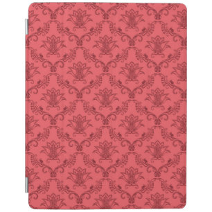 Damask floral pattern iPad smart cover
