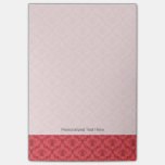 Damask floral pattern post-it notes