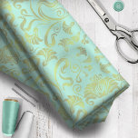 Damask Floral Shimmer Gold on Any Color ID461 Fabric