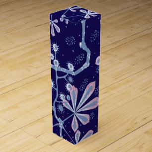 Damask Frost Flower Wine Gift Box