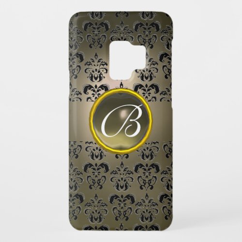 DAMASK GEM MONOGRAM grey black Case_Mate Samsung Galaxy S9 Case