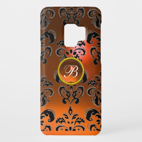 DAMASK GEM MONOGRAM orange Case_Mate Samsung Galaxy S9 Case