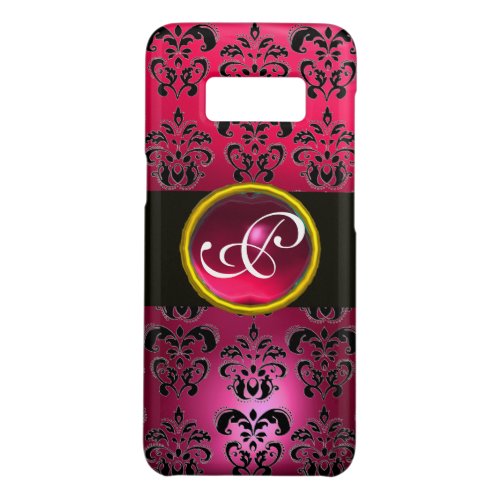 DAMASK GEM MONOGRAM Pink Red Ruby Case_Mate Samsung Galaxy S8 Case