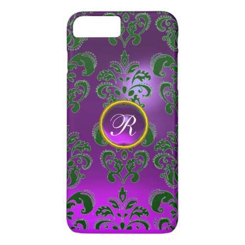 DAMASK GEM MONOGRAM purple iPhone 8 Plus7 Plus Case