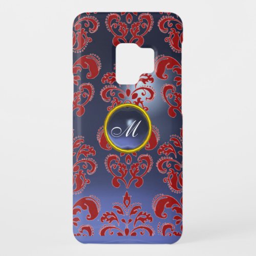 DAMASK GEM MONOGRAM red purple dark Case_Mate Samsung Galaxy S9 Case