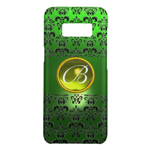 DAMASK GEM MONOGRAM Yellow green Case_Mate Samsung Galaxy S8 Case