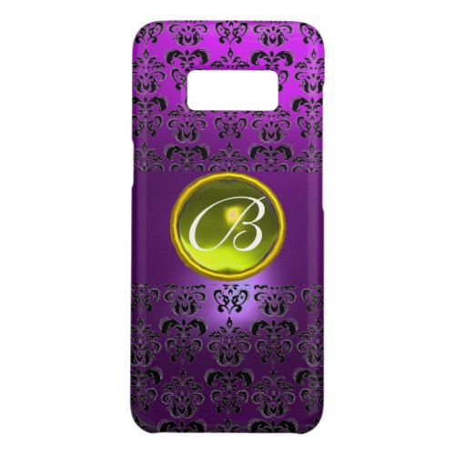 DAMASK GEM MONOGRAM Yellow purple Case_Mate Samsung Galaxy S8 Case