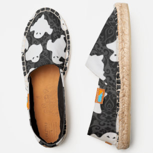 damask ghost halloween paranormal apparition  espadrilles