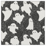 damask ghost halloween paranormal apparition  fabric