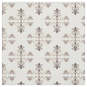 Damask golden element. fabric