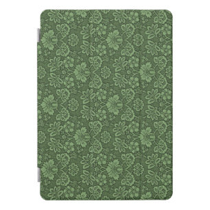 damask green iPad pro cover