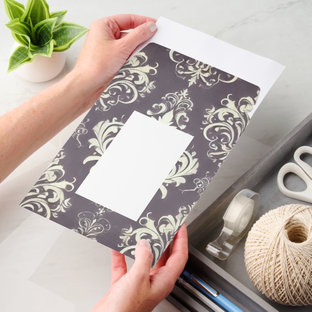 Damask Grunge Envelope Mailers (Desk)