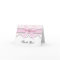 Damask Heart Pink Ribbon Baby Shower Thank You