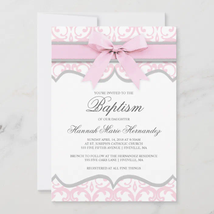 Personalized Intricate Heart White on White Wedding Card 