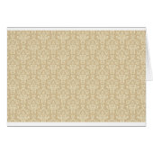 Damask in cream color (Front Horizontal)