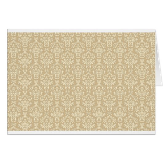 Damask in cream color (Front Horizontal)