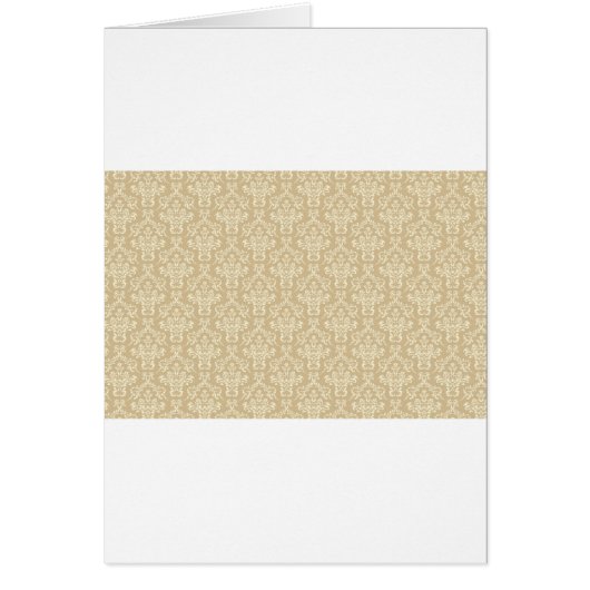 Damask in cream color cards (Front)