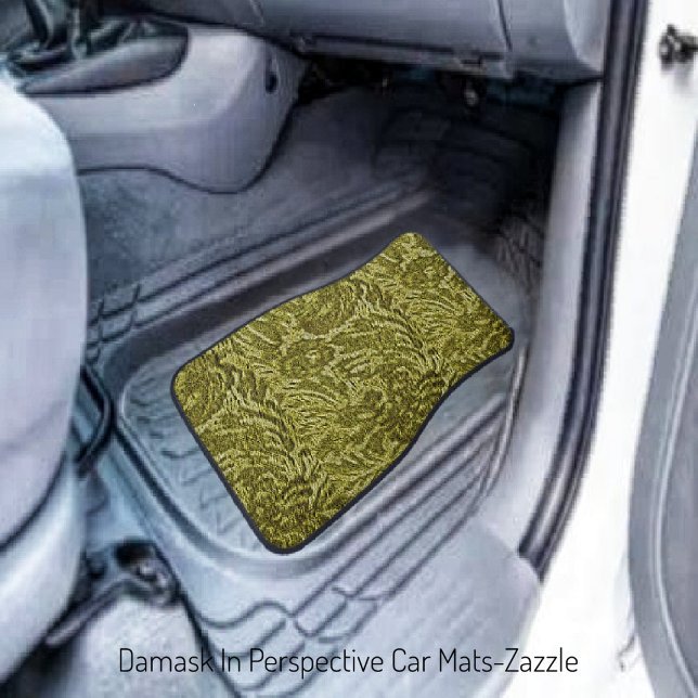 Damask In Perspective Car Mat (Creator Uploaded)