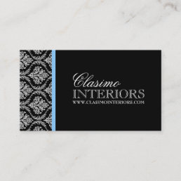 Damask Interior Designer Business Card