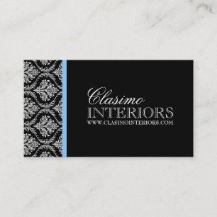 Damask Interior Designer Business Card