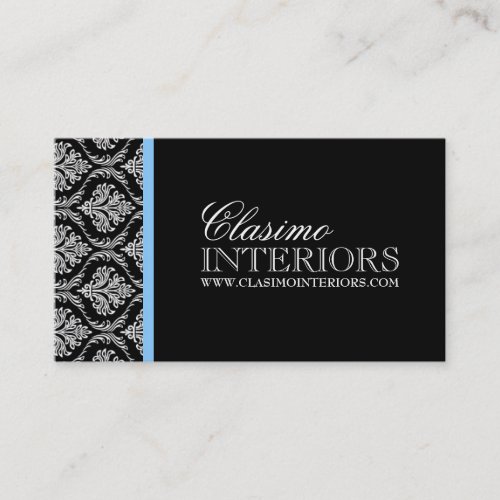 Damask Interior Designer Business Card