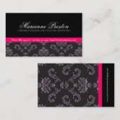 Damask Interior Designer Business Card | Zazzle