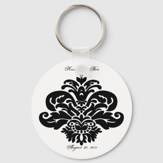 Damask Keychain (Front)