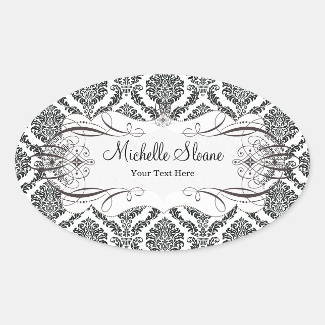 Damask Label (Front)