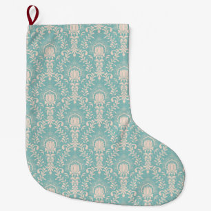 Damask Large Christmas Stocking