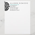 Damask Letterhead<br><div class="desc">www.blushprintables.etsy.com</div>