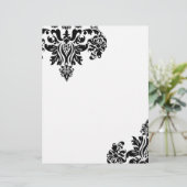 Damask Letterhead (Standing Front)
