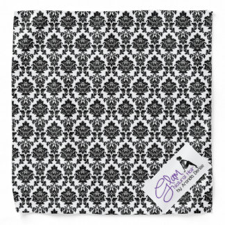 Damask Logo Bandana Style Scarf