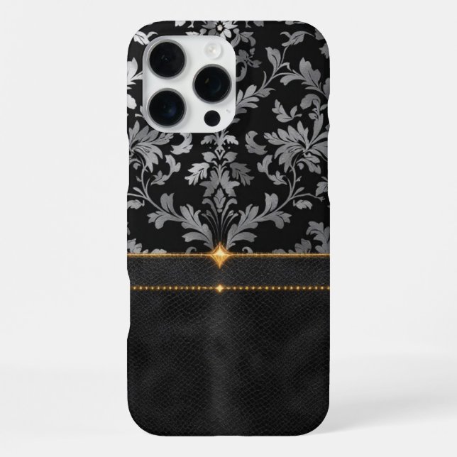  Damask Luxe Iphone Case (Back)
