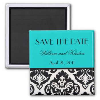 Damask Magnet by cami7669 at Zazzle