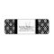 Damask Monogram Address Labels Black and White