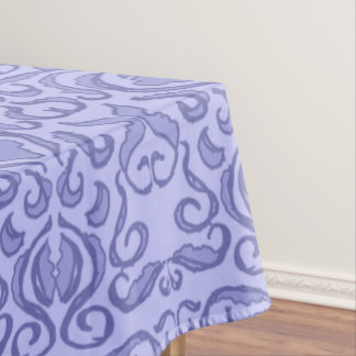 Damask Old World Veri Peri Tonal Tablecloth