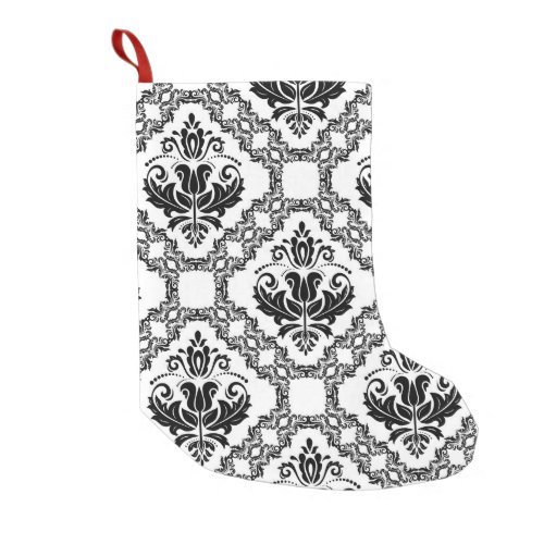 Damask Orient Classic Vintage Small Christmas Stocking