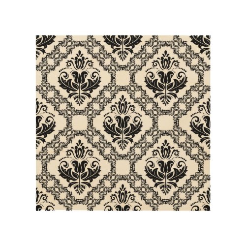 Damask Orient Classic Vintage Wood Wall Art