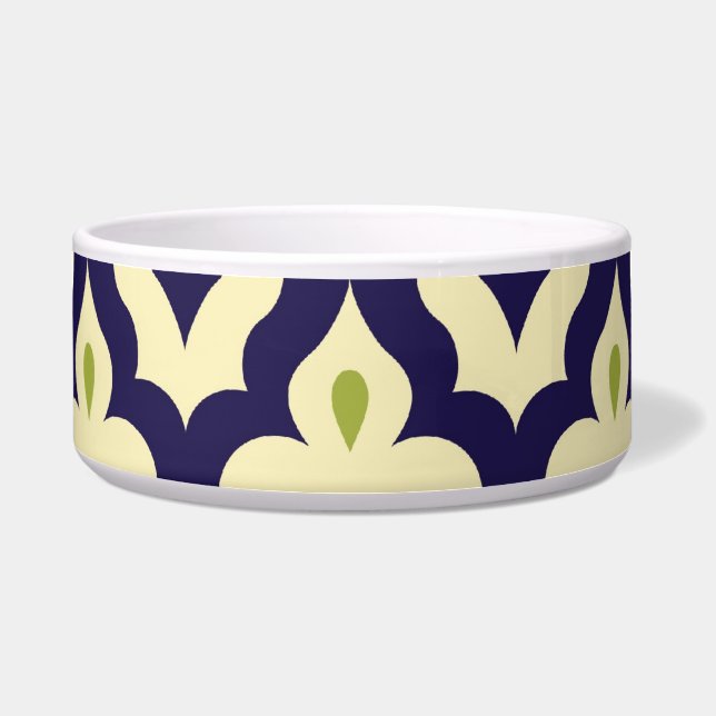 Damask paisley arabesque Moroccan pattern Bowl (Front)