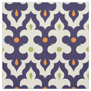 Damask paisley arabesque Moroccan pattern girly Fabric
