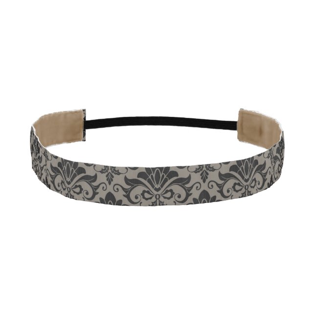 Damask Pattern 2 Athletic Headband (Front)